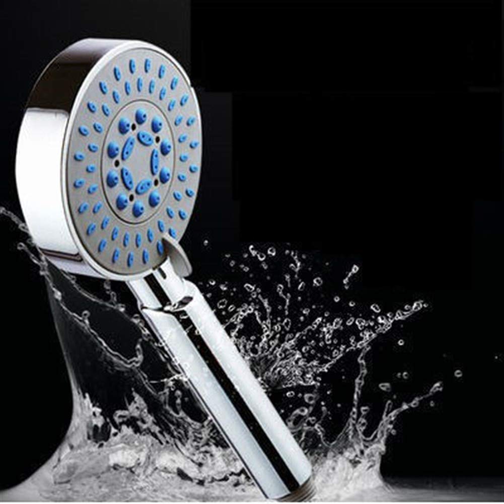Alcachofa de ducha de mano ajustable de alta presión con soporte de manguera de 1,5 m y 5 modos de pulverización, cabezal de ducha de baño antical, ahorro de agua, para una experiencia de spa