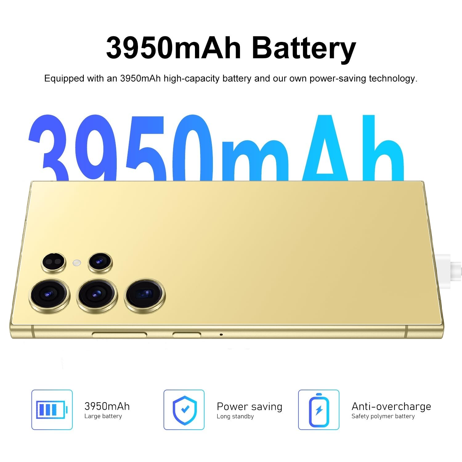 DEMANN GMBH Déverrouillez votre téléphone, écran de 6,75 pouces, 4 Go