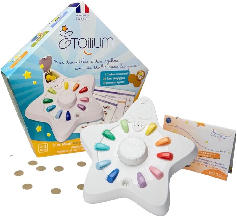 ETOILIUM Le Jeu éducatif autocorrectif pour Travailler avec des étoiles dans Les Yeux de la PS au CM