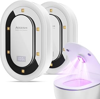 UV-C Toilettendeckel-Desinfektionsmittel, automatischer 99-Sekunden-Zyklus, geruchsreduzierend, 2 Stück