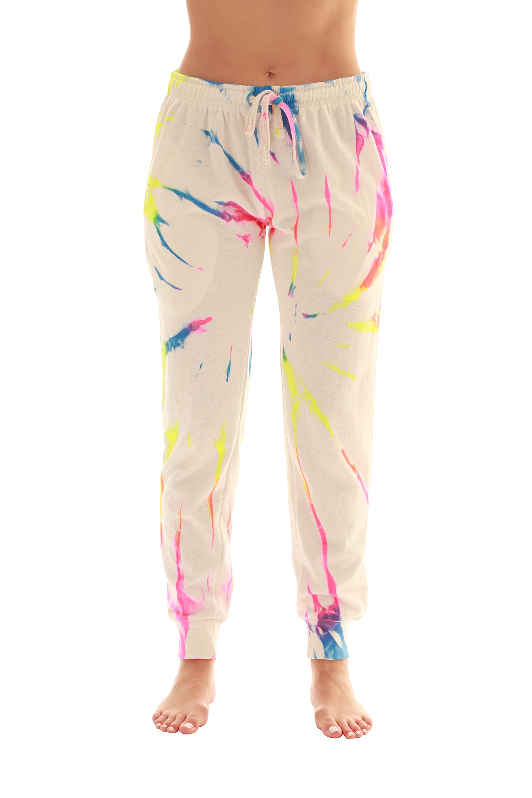 Just Love Loop Terry Tie Dye Jogger Pants for Women