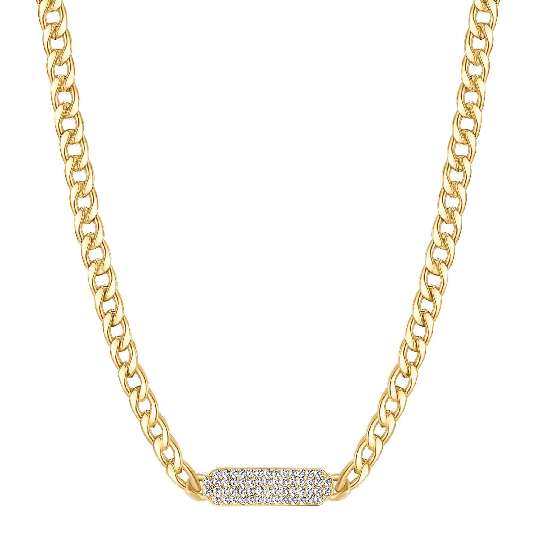Brosway Collana Donna in Acciaio | Collana Con Cristalli | Collezione Symphonia - BYM100
