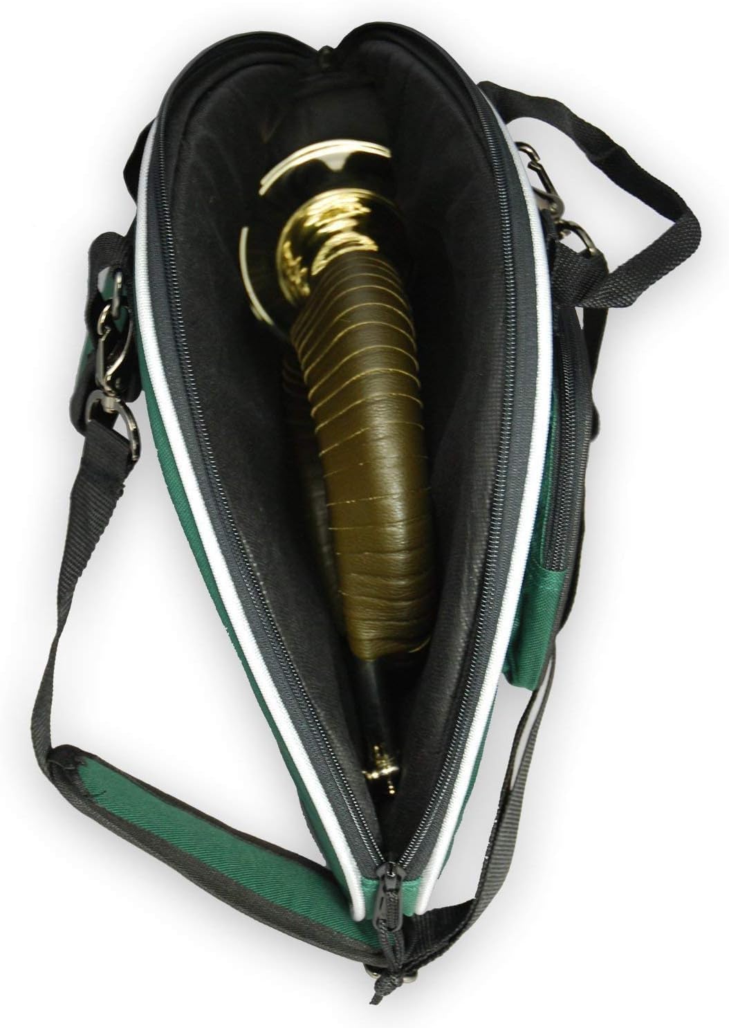 TJG-202 Classic – Fürst-Pless Horn (corno di caccia) in B – Costruzione tradizionale – gambo grande, imbuto da 120 mm, involucro in similpelle – suono elegante e morbido