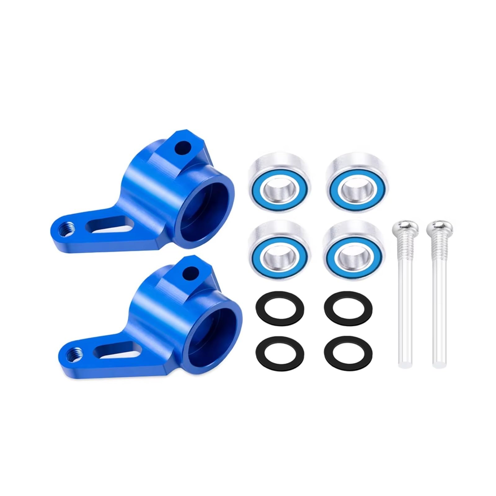 PièCes Voiture Rc Pour Slash Pour Stampede Pour Rustler 1/10 Avant Métal Bloc Chasse Blocs Direction Fusée D'essieu Arrière Kit Supports Voiture RC Pièces Détachées