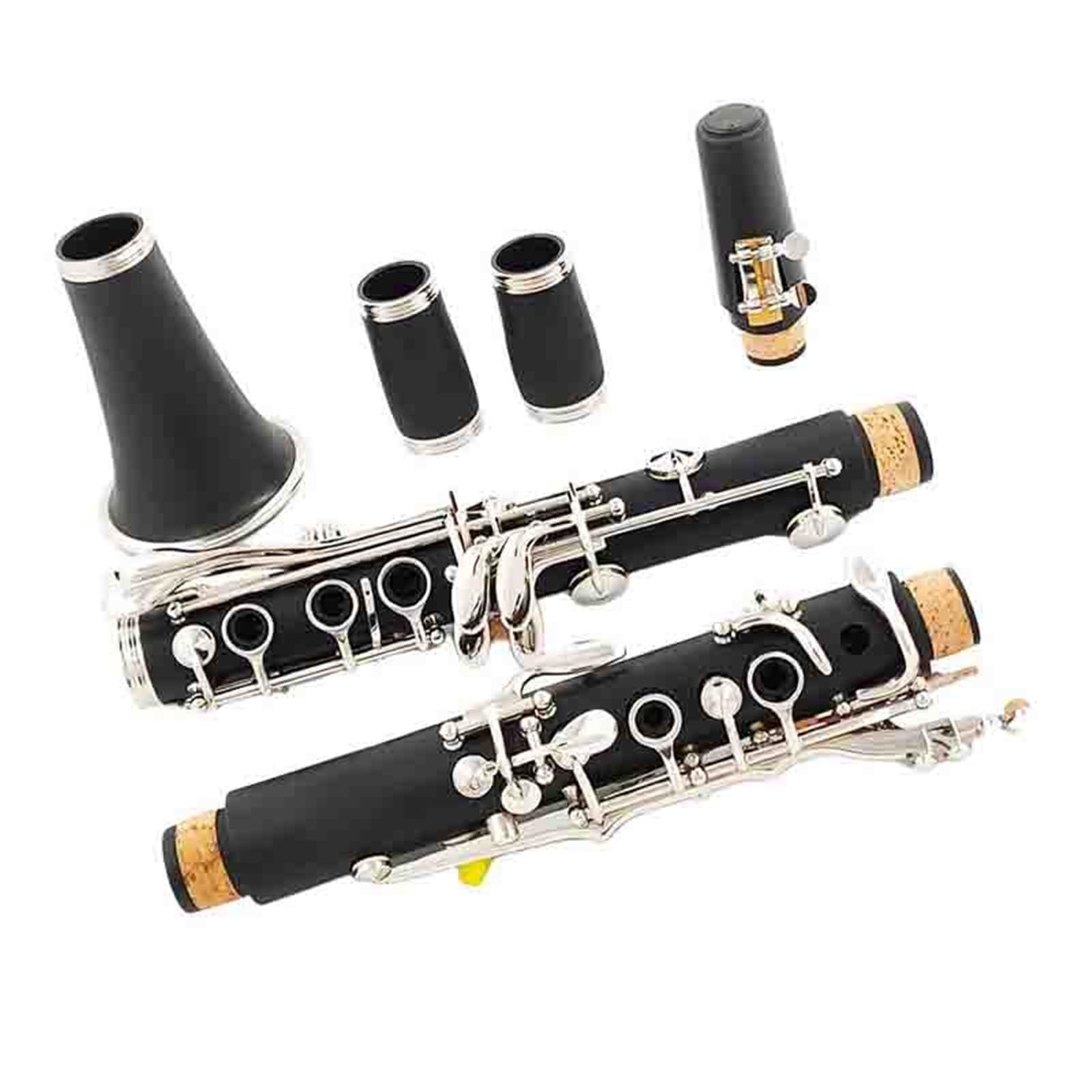 Instrumento Musical Clarinete Clarinete Sib 17 Teclas Cuerpo De Baquelita ABS