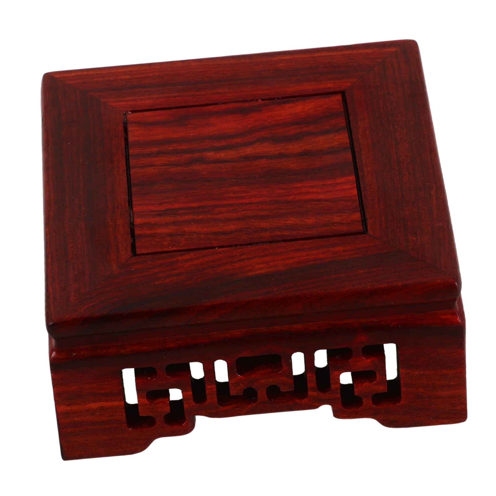 SOLUSTRE 5piezas Base De Madera Retro Para Exhibición Soporte De Teapot Multifuncional Elevador De Jarrones De Madera Decoración Artesanal Riser Natural Para y Adornos