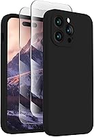 Vista 1 de FireNova Funda diseñada para iPhone 14 Pro Max, funda de silicona mejorada [protección de cámara] con [2 protectores de pantalla], forro