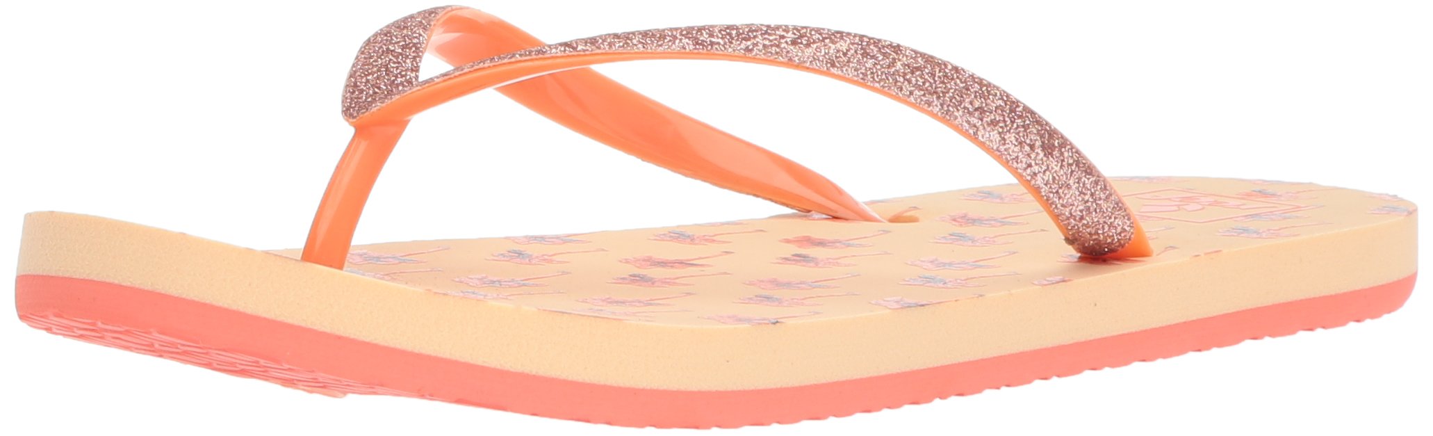 Reef Girl's Stargazer Prints Sandal, Coral Palm, 13-1 Youth US Little Kid