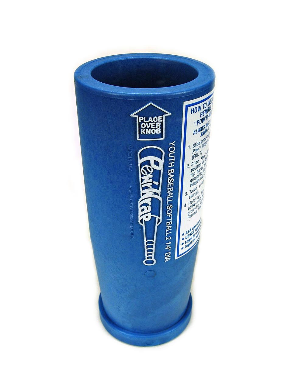 Pow R Wrap Bat Poids Pour Softball 680 4 Gram Noir Blanc Pow'r Wrap - Poids D'Entraînement Pour Batte Softball 680g Approuvé Fédérations Poids Batte Sport