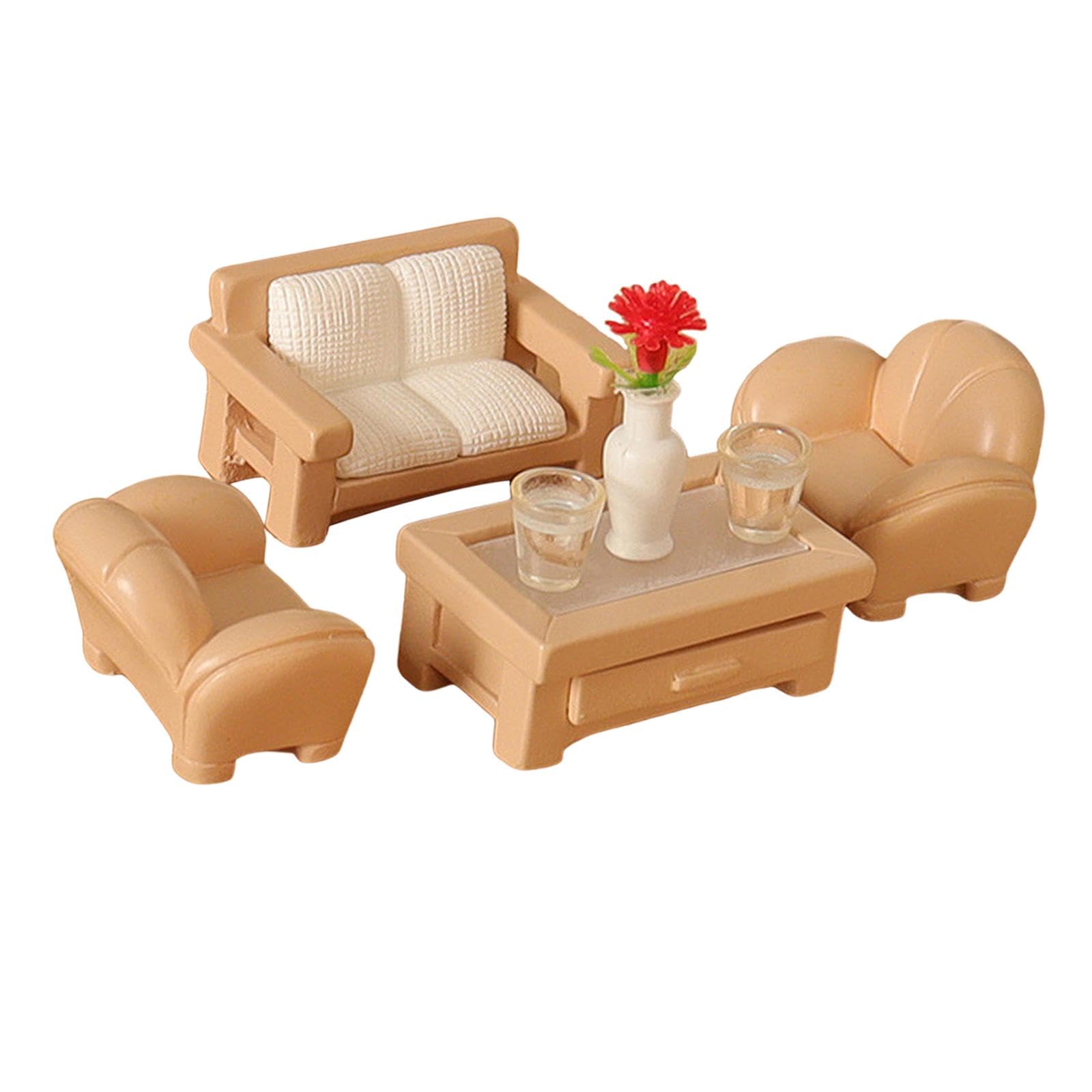 CALANDIS™ Doll House Furniture 1/12 Scale Mini Simulation Cup Dollhouse Sofa Ornaments-image-5