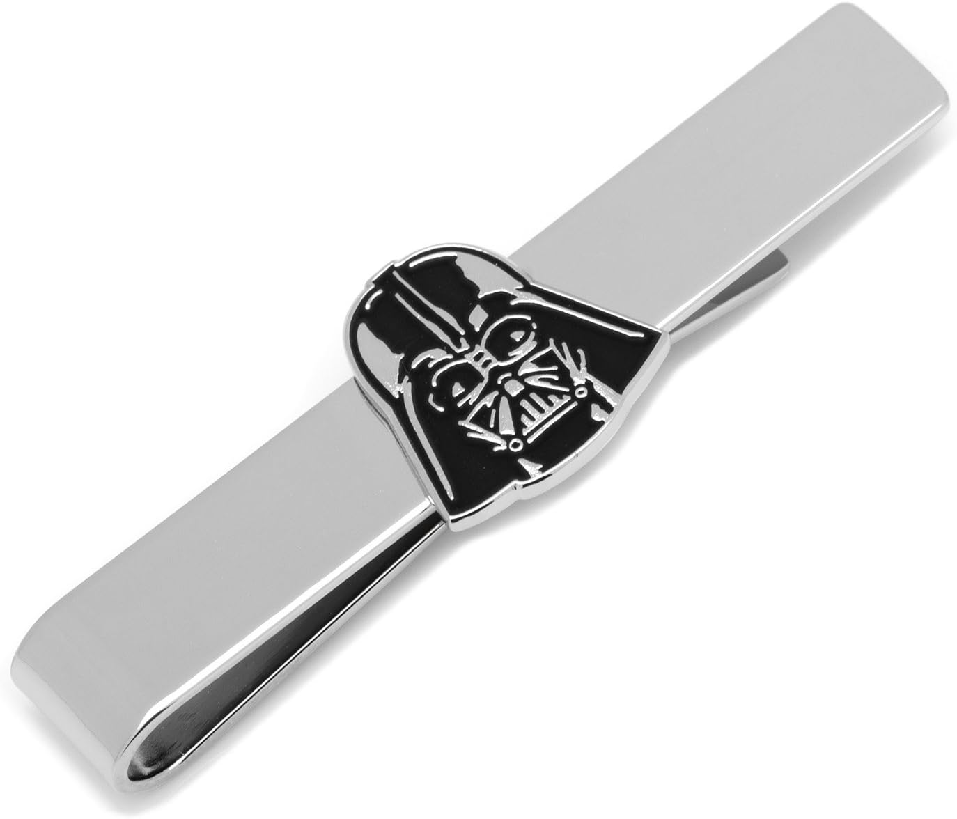 Star Wars Darth Vader Recessed Matte Black Tie Bar, Officially Licensed