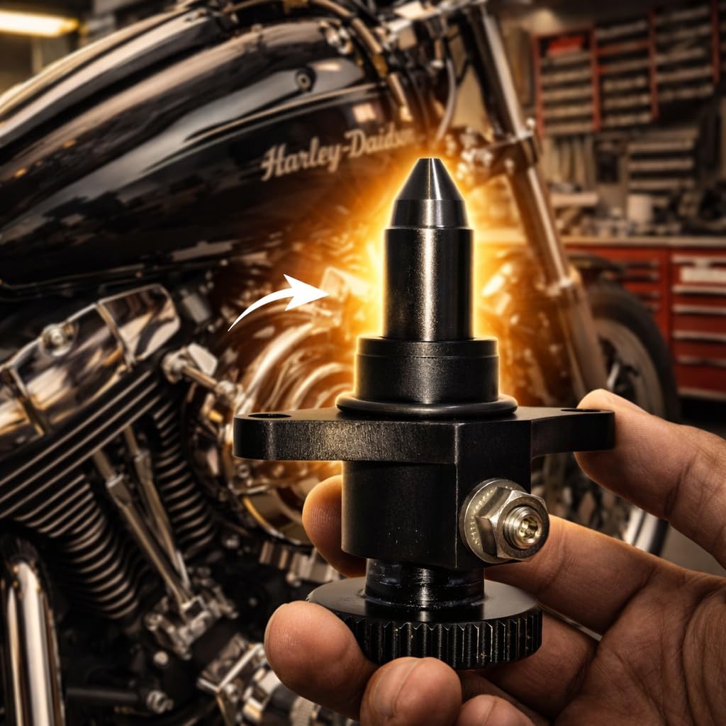 Regolatore minimo V-Twin – Regolazione manuale del minimo per moto a iniezione – Suono leggendario “Potato-Potato”– Compatibile EFI antico 1995–2023