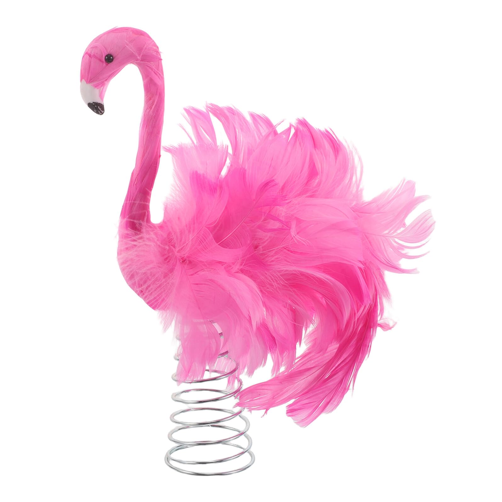 Pequeñas figuras de flamencos LIGIGWASH con diseño colgante para árboles festivos de interior