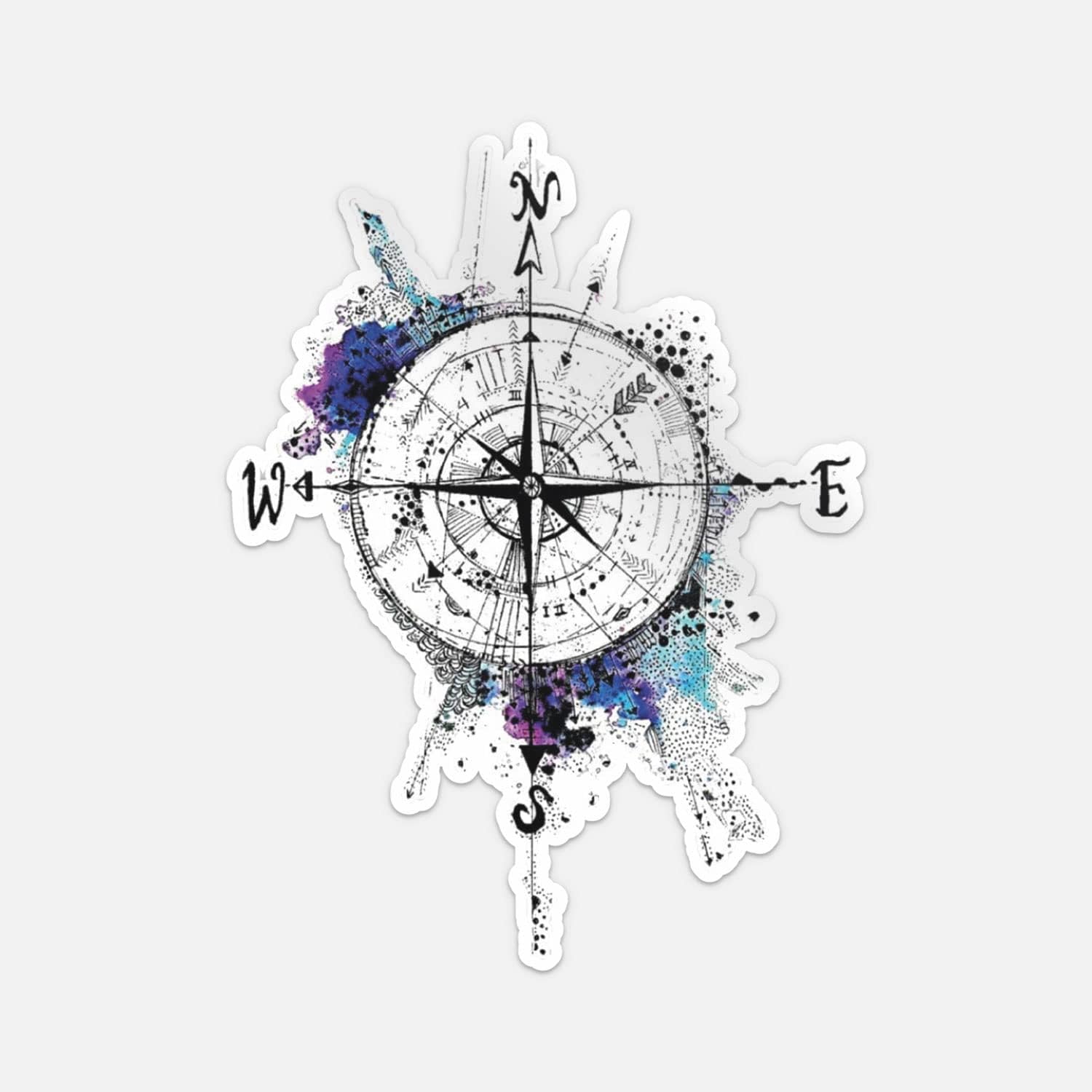 Not All Those Who Wander are Lost Vinyl Waterproof Sticker Decal Car Laptop Wall Window Bumper Sticker - Pack of 10 Pieces