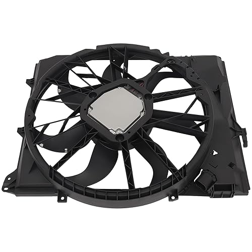Vista 68 de SCITOO Ventilador de refrigeración del condensador del radiador compatible para Quattro/TT para Passat/Passat CC/Golf/Beetle