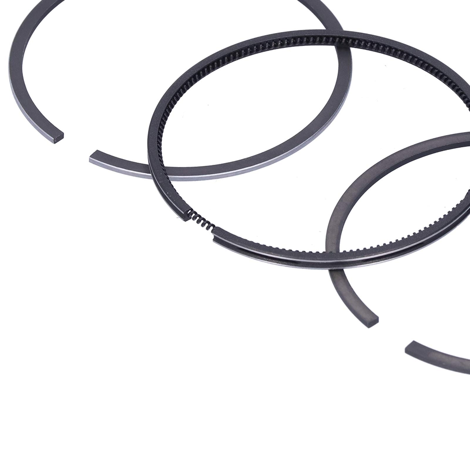 Set Anelli Pistoni per Motore a Benzina 190F 407CC 414CC 420CC, 14HP 15HP 16HP - Materiale in Lega Alta Durezza, Resistente e Facile da Installare