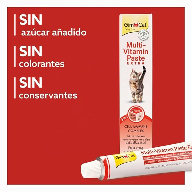 Foto 4 de 8 de GimCat Multi-Vitamin Extra, pasta multivitaminas