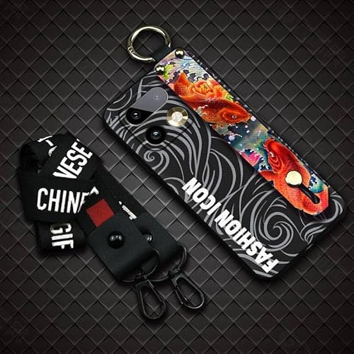 Phone Case Compatible with OPPO Realme16 Pro Plus, Protective Design Anti-knock Personality Shockproof Dirt-resistant Ring Wrist