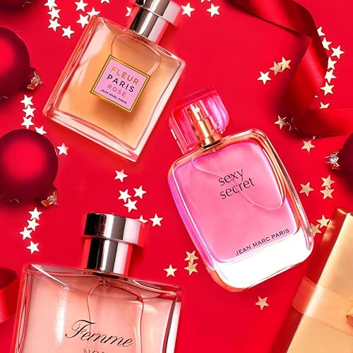 Miniatura 7 de Jean Marc Paris Homme Noir Eau de Toilette en espray de 3.4 fl oz, colonia para hombre, 3.4 onzas líquidas, colonia amaderada, notas de pomelo,