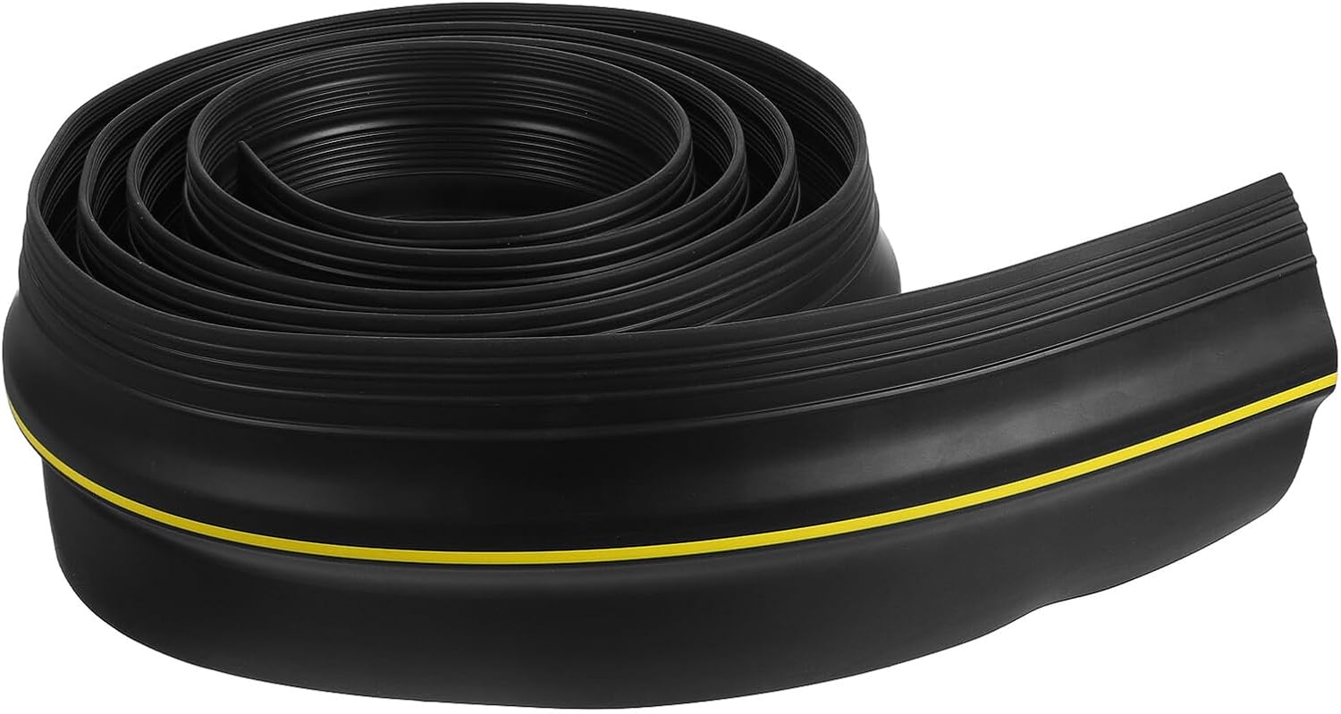 Rubber Garage Door Seal Strip Flexible Threshold Insulation Barrier for Garage Door Bottom Gap Weatherproof Sealing Replacement