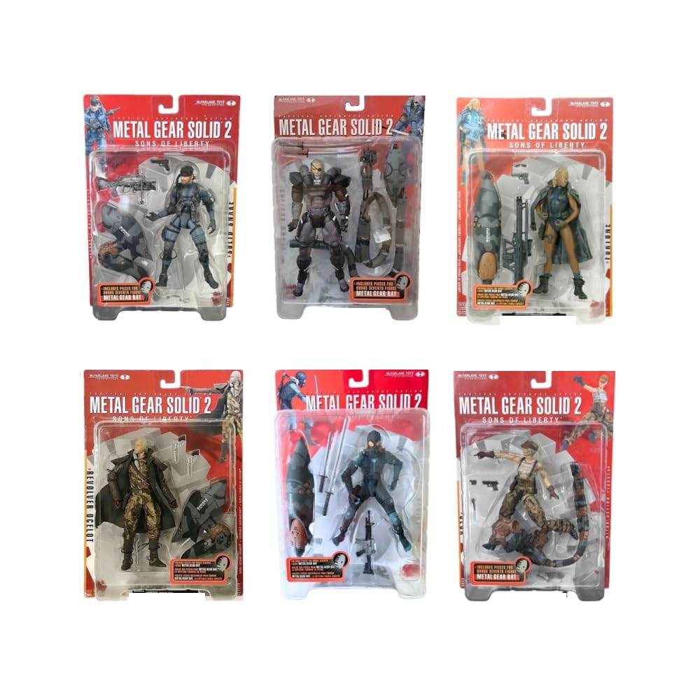 未開封〉メタルギアソリッド2 マクファーレントイズ6体セット Amazon 