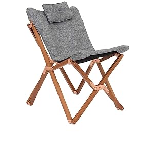 Bo-Camp - Urban Outdoor - Sillón Relax - Bloomsbury - S - Poliéster Oxford - Gris