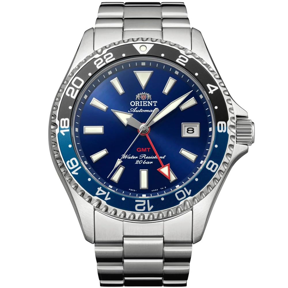 Orient Mako GMT Automatikuhr - Edelstahl Weltzeit