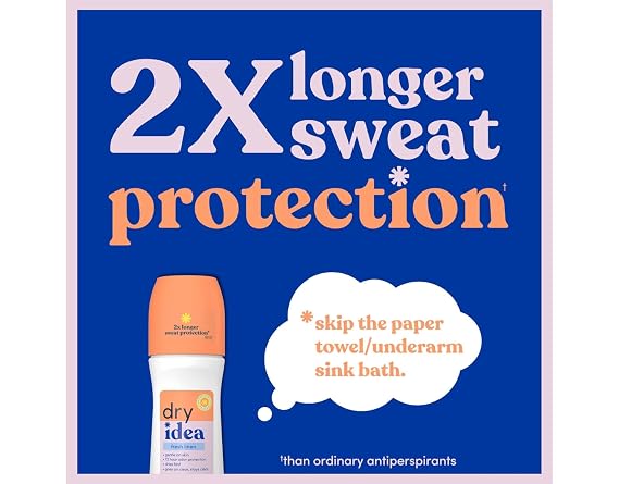 Dry Idea Fresh Linen Roll-On Antiperspirant Deodorant Fresh Linen 3.25 Ounce (Pack of 6)