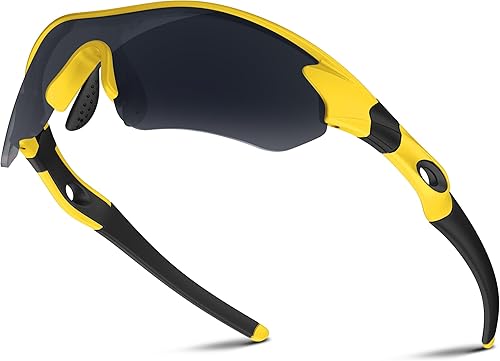 Miniatura 7 de Gafas de sol deportivas polarizadas para hombres y mujeres, jóvenes, béisbol, correr, pesca, tenis, golf, ciclismo, conducción, motor TAC UV400 TR90