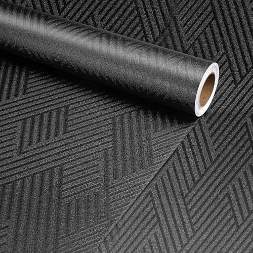 Decotalk Black Textured Geom...