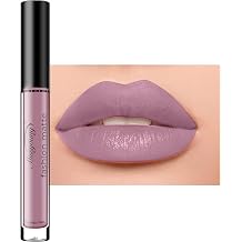 Halloween Gothic Matte Liquid Lipstick Makeup- Waterproof Non Stick Cup and Long Lasting Lip Gloss -Non-fading Black Lipsticks for Masquerade, Cosplay, Halloween Makeup A13