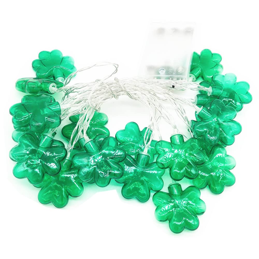 sunnymi LifeSt Patricks Day - 5.4ft String Lights St Patrick's Day Decorations 10 LED Green String Lights St Patricks Day Battery Operated Lights for Irish Party Deals of The Day Clearance