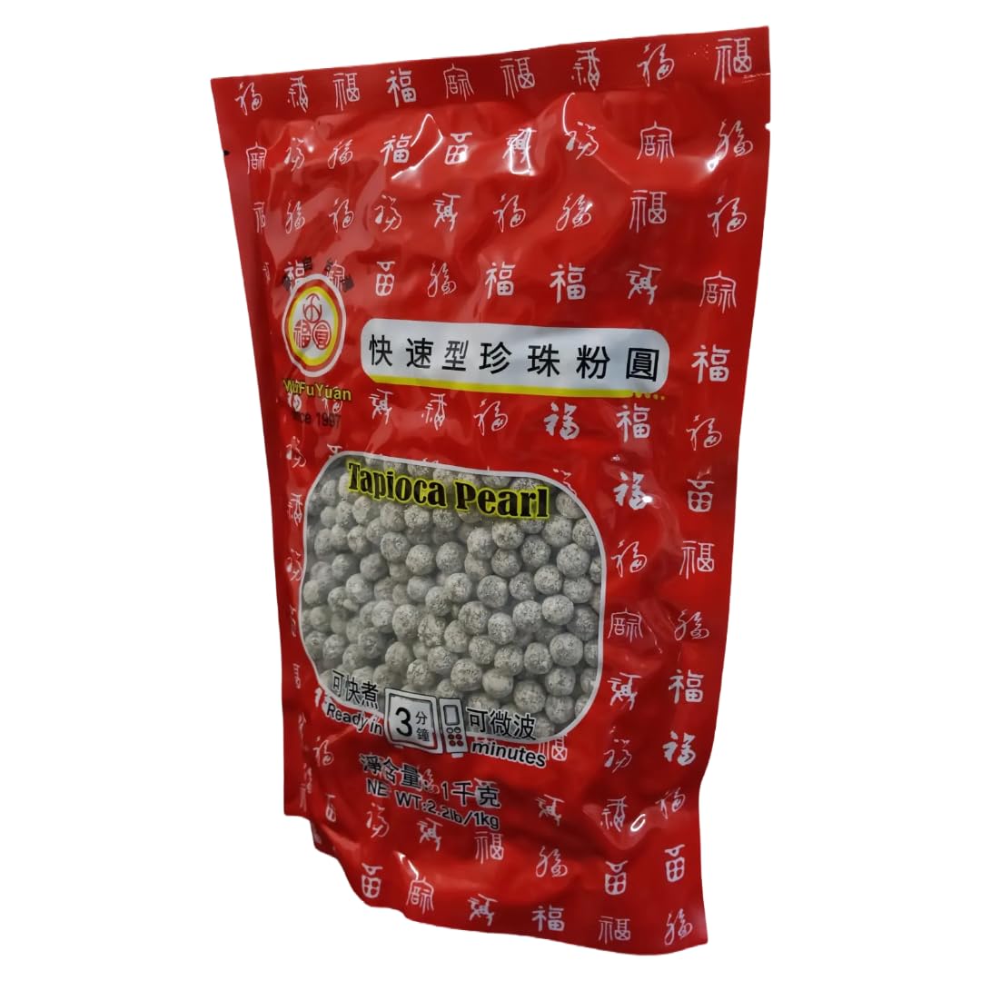 Instant Black Bubble Tea Tapioca Pearls, 1kg/2.2lbs : Amazon.ca