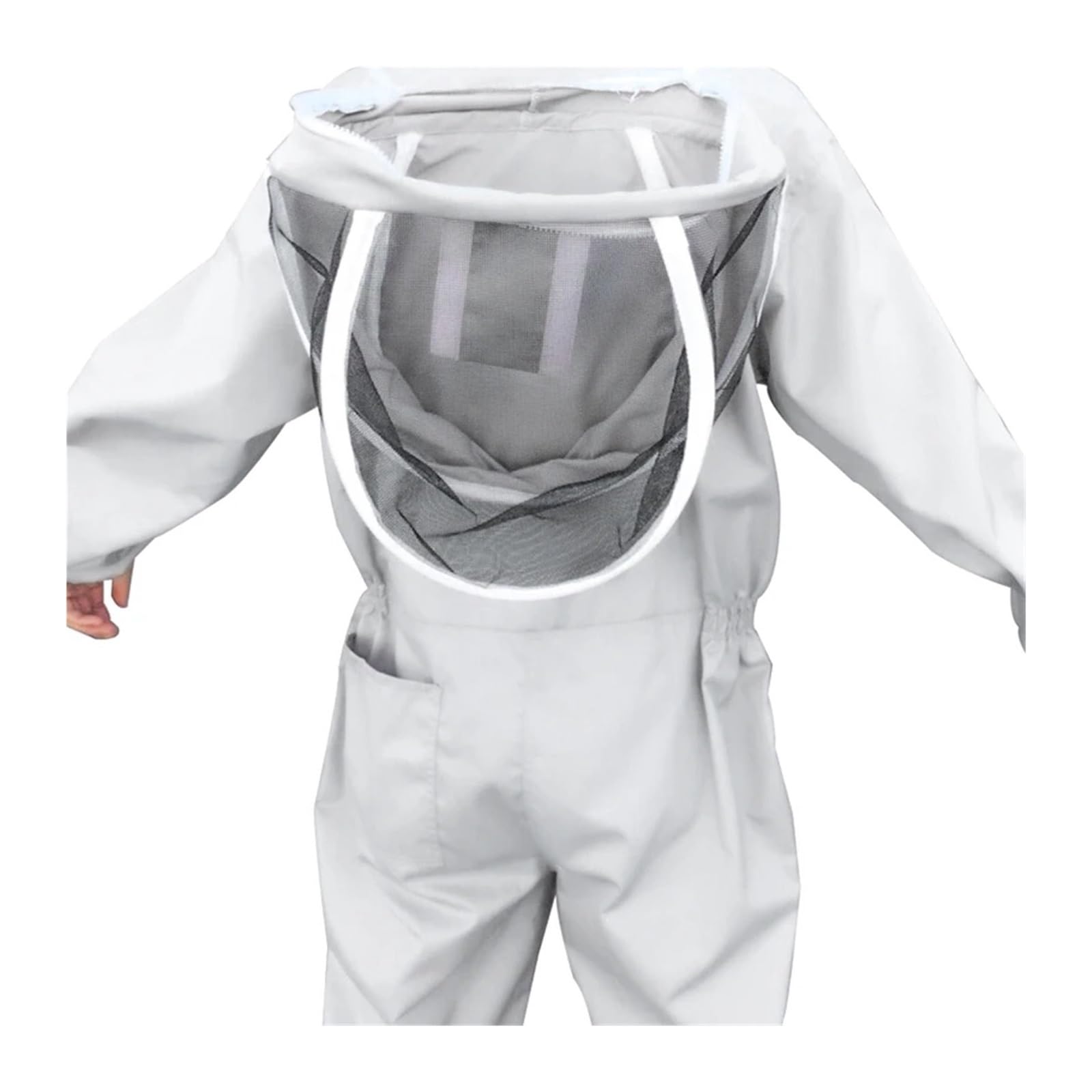 Traje de apicultura para niños XXL: ropa de protección integral con velo para el huerto