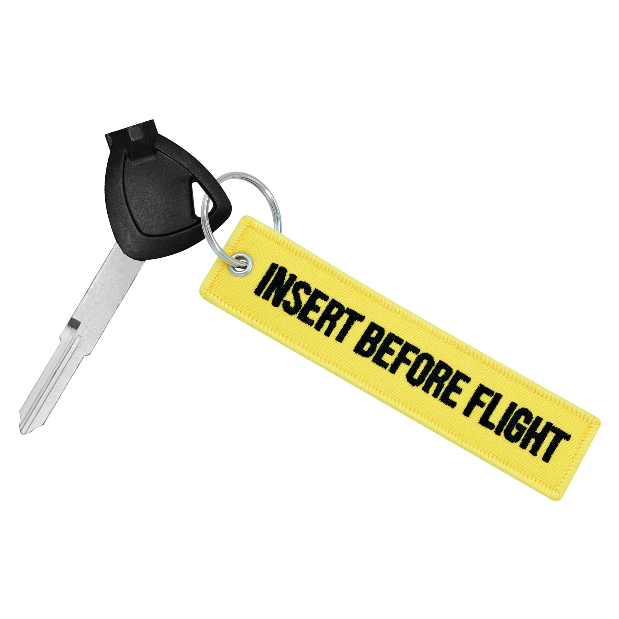 Premium Motorcycle Keychain - Durable Embroidered Key Tag for Riders of Cars, ATV, Dirt Bikes, Scooter &amp; More