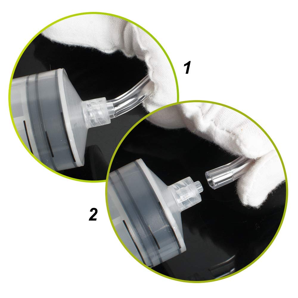 Siringhe 200ml/100ml con tubo di plastica lungo 1m, siringa usa e getta