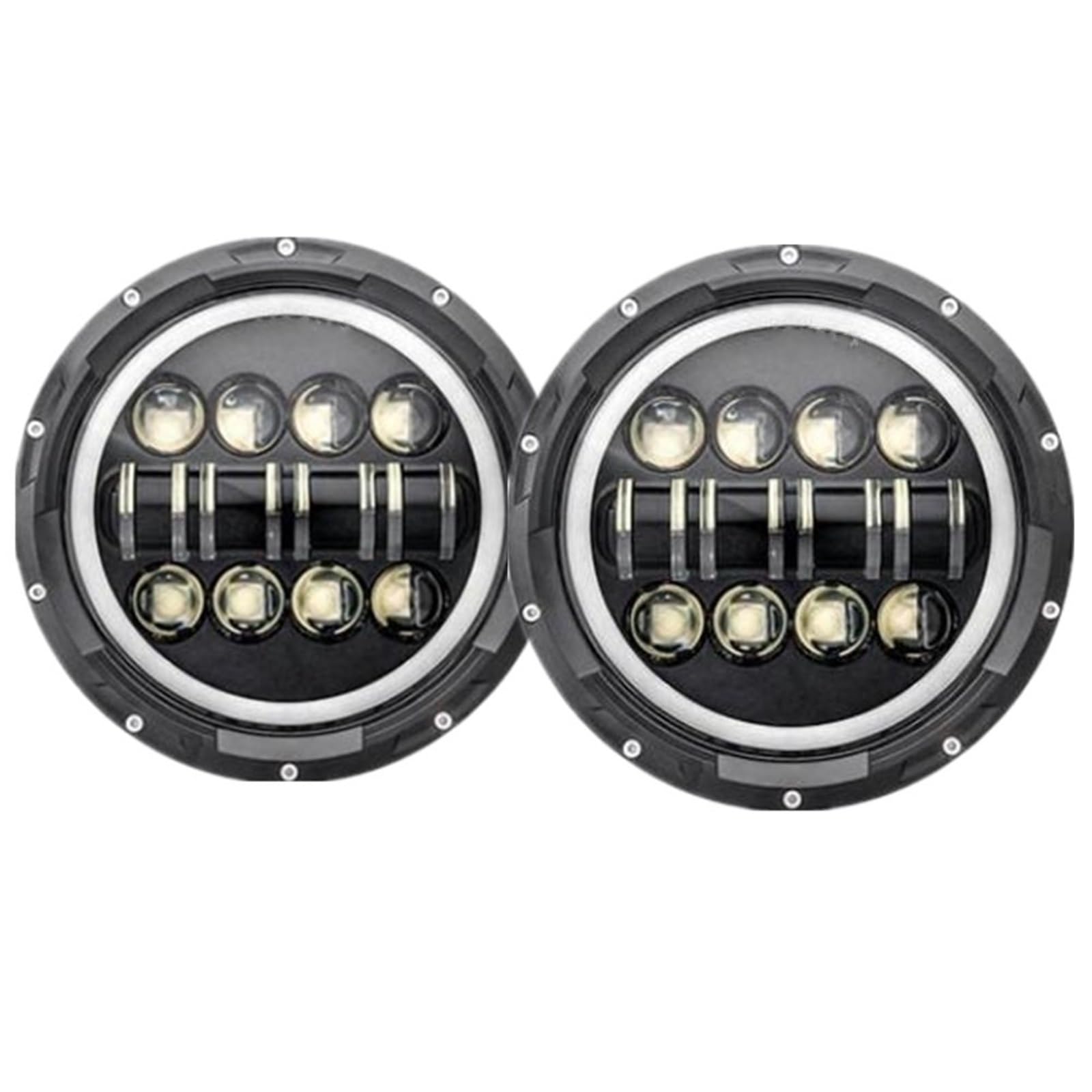 LED Oświetlenie pomocnicze Do Suzuki Samurai SJ410 7 Cal LED Okrągłe