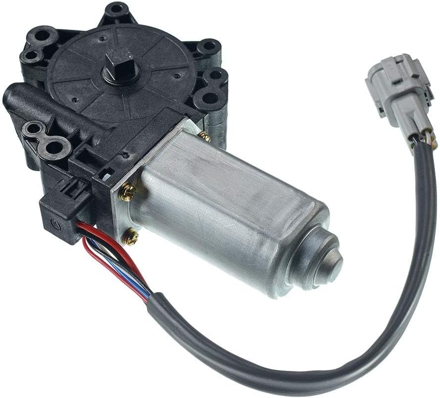 A-Premium Rear Right Power Window Lift Motor Compatible with Infiniti QX56 2004-2009 & Nissan Maxima 2004-2008, Passenger Side, with Anti-Clip Function, 6 Pin Connector Only, Replace# 827307Y010
