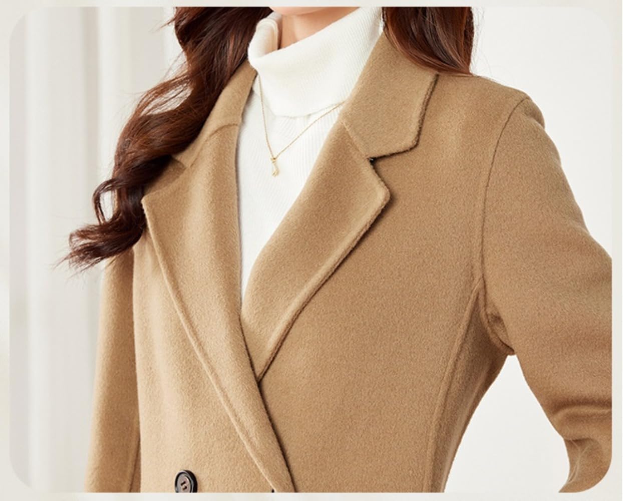 Amazon | [Patypeety] ウール90％ ウールコート レディース アウター