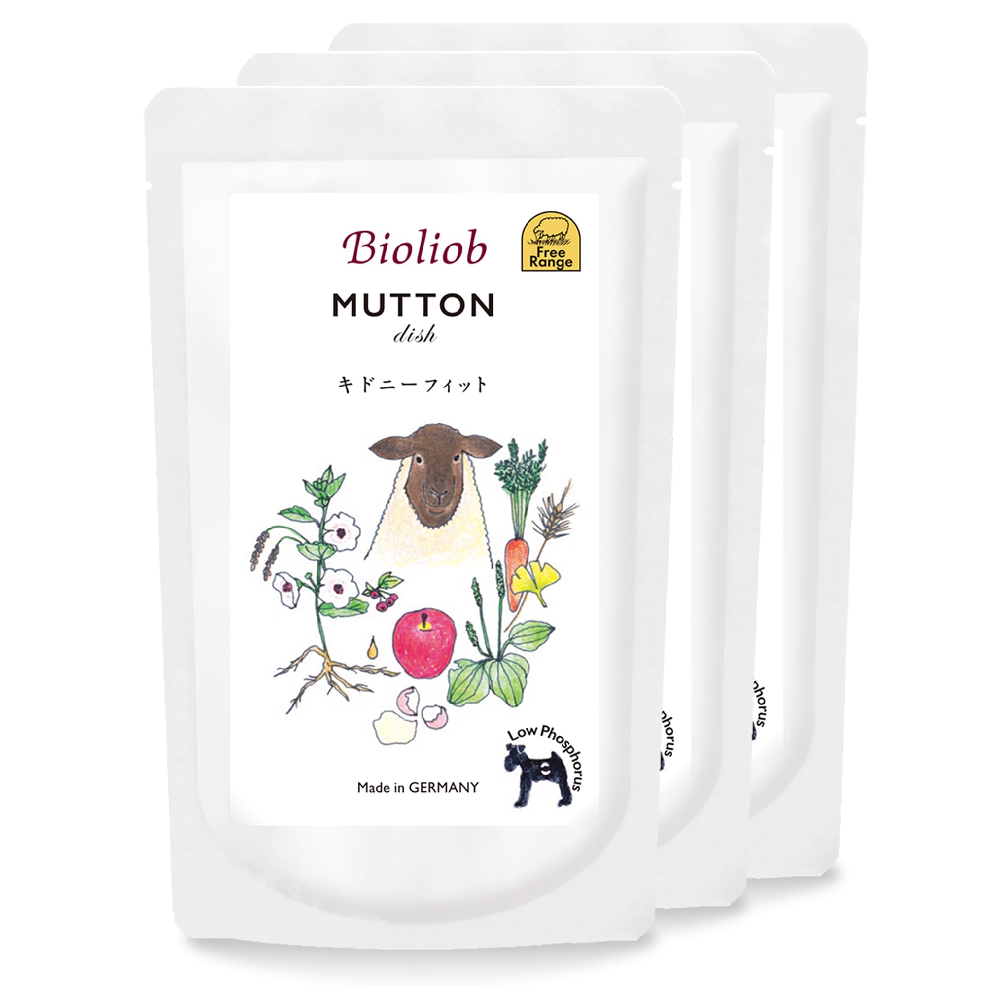 Amazon.co.jp: Bioliob ビオリオーブ ドイツ産 ドッグフード ウェット