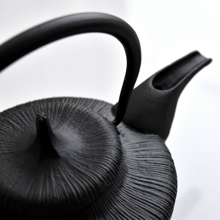 南部鉄器　急須＆お猪口セット 新品未使用】鉄瓶＆蕎麦猪口セット。南部鉄瓶 やかん 茶器