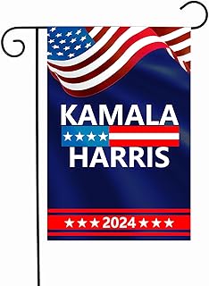 Kamala Harris 2024 Flag - Kamala Harris for President Flag Harris Waltz Flags Yard Sign Garden Flag 12x18 Inch Double Sided Indoor Outdoor Home Decor