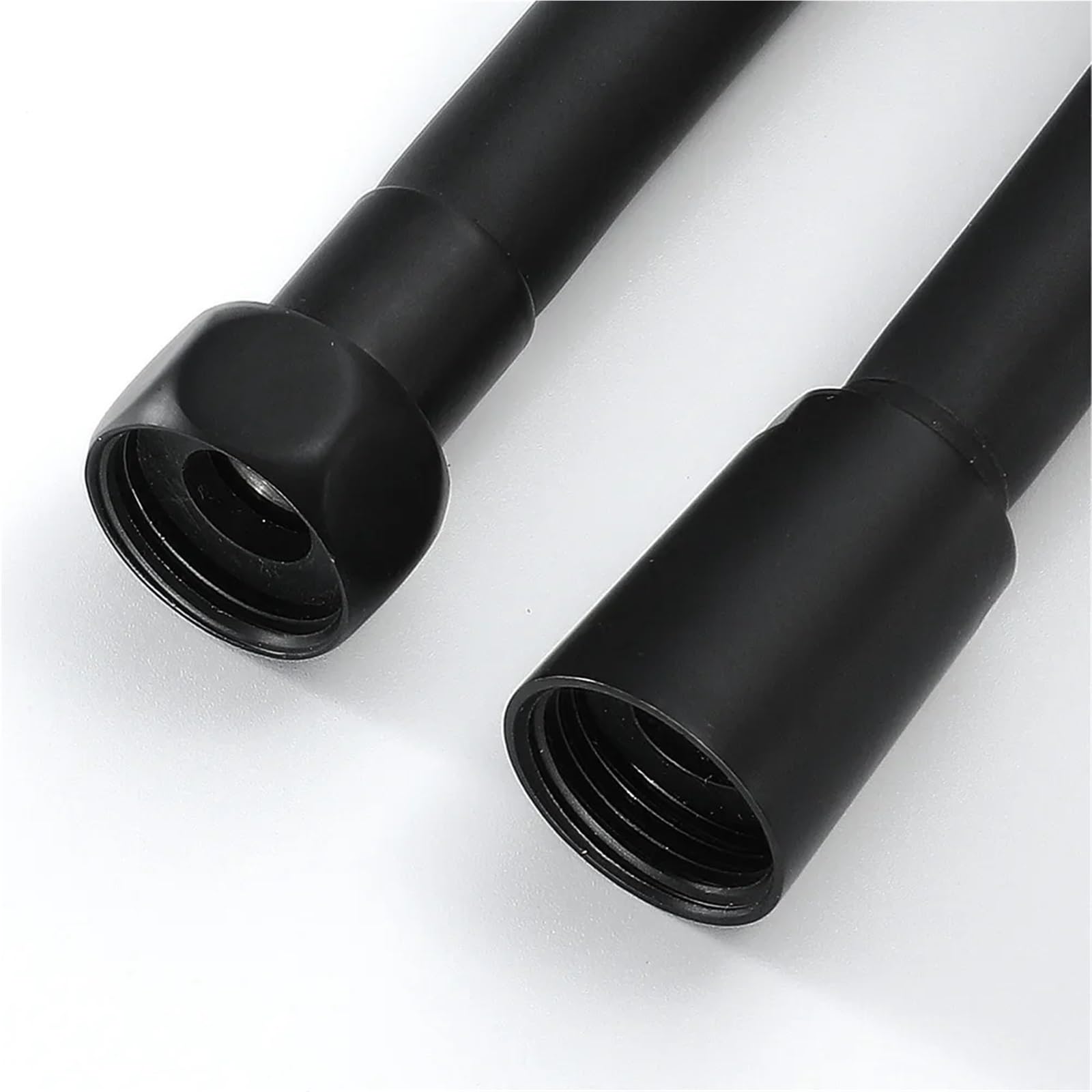 Flessibile doccia di ricambio da 150 cm, tubo in PVC multicolore nero dal design resistente alle perdite(Silver)
