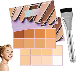 Paleta de corrector crema mate suave | 8 tono...