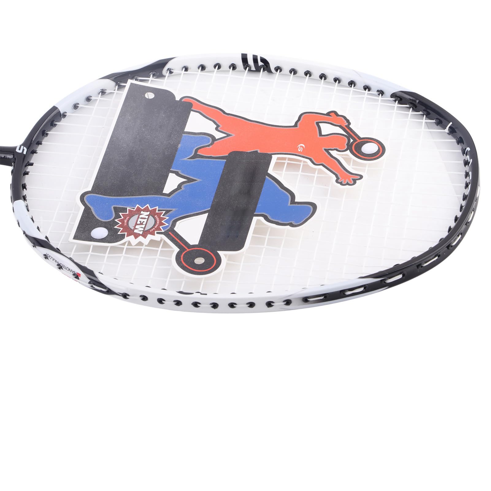 Generic Coppia di Racchette da Badminton in Alluminio Leggero con Manici Alti Elastici per Fitness e Allenamento - Ideale per il Gioco All'aperto