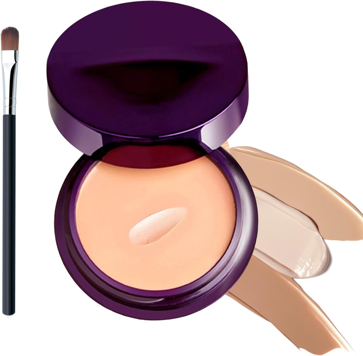 Evanesce Soft Matte Cream Concealer,Evanesce Soft Matte Cream Concealer,Full Coverage, Covers Scars, Blemishes, And Tattoos Full Coverage (Natural)