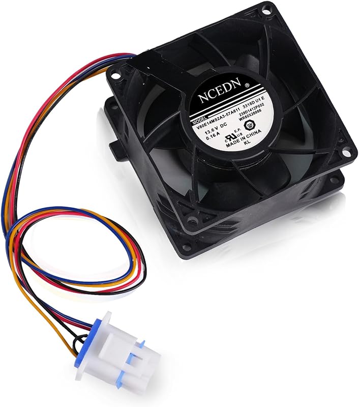 WR60X26866 Fridge Evaporator Fan-Motor fit for GE : V80E14MS2A3-57A611 Refrigerator Fan Motor WR60X10356 Upgraded 2026