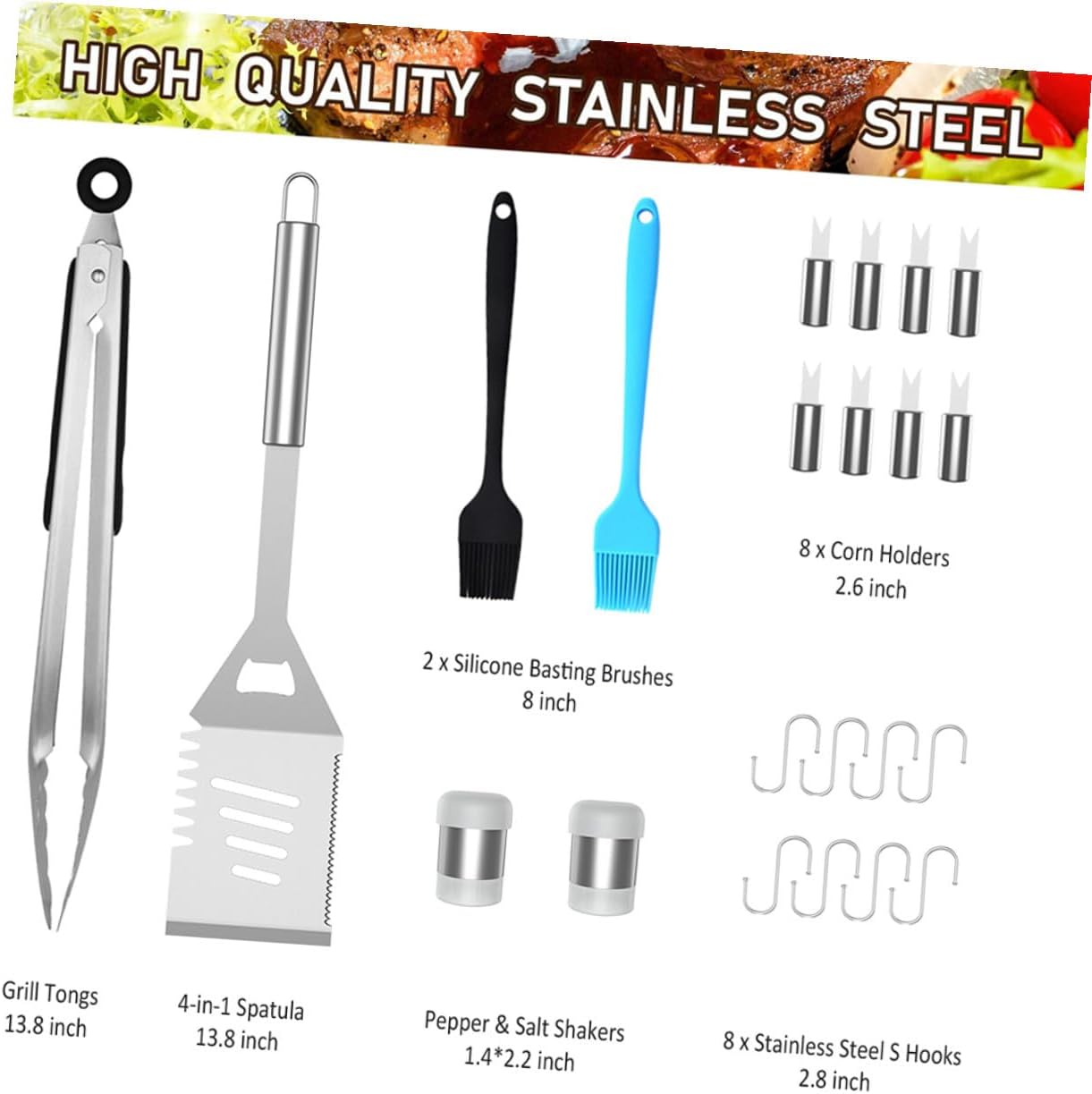 Bbq Tools Set Grilling Accessories Bbq Accessories for Grilling Outdoor Set