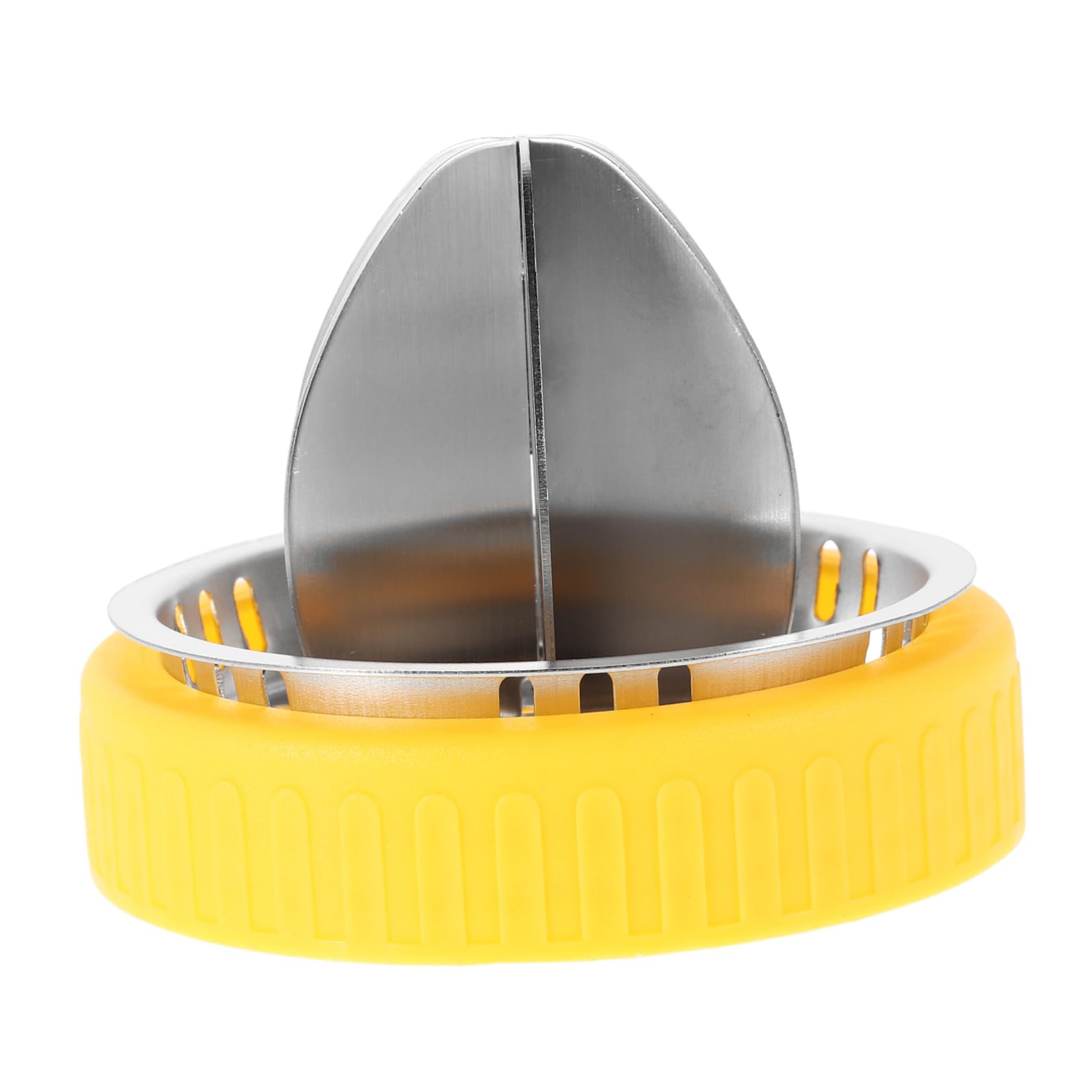 FELTECHELECTR Manual Stainless Steel Citrus Juicer Lid Efficient Hand Juicer for Lemon and Juice Extraction Ergonomic Design for Easy Use Kitchen Tool for Home and Commercial