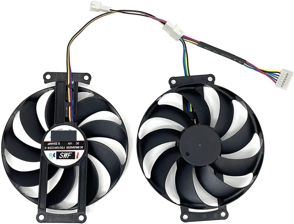 for 90MM FDC10H12S9-C GTX 1660 for Super RTX2060 Cooling Fan for ASUS RTX 2060 2070 Dual MINI OC Video Card Cooler(Black B-Fan) - Image 2